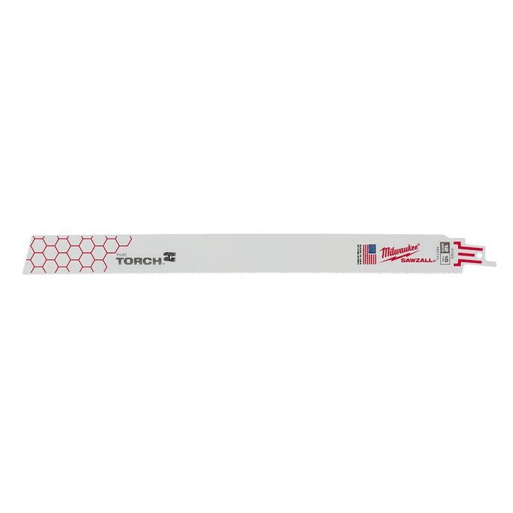 Milwaukee 12 in. 18 TPI THE TORCH SAWZALL Blade 5PK, large image number 0