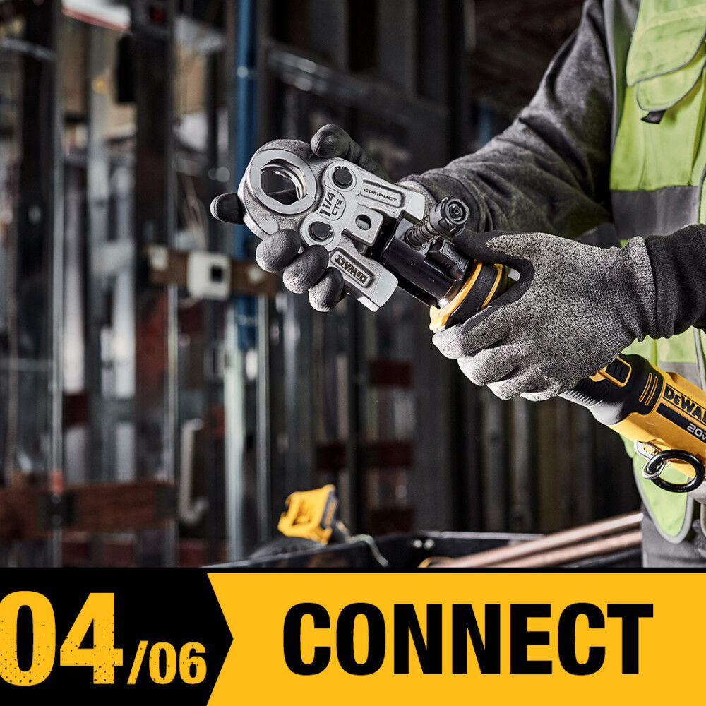 DEWALT FLEXVOLT 60V MAX Cordless Pipe Threader Kit with Die Heads