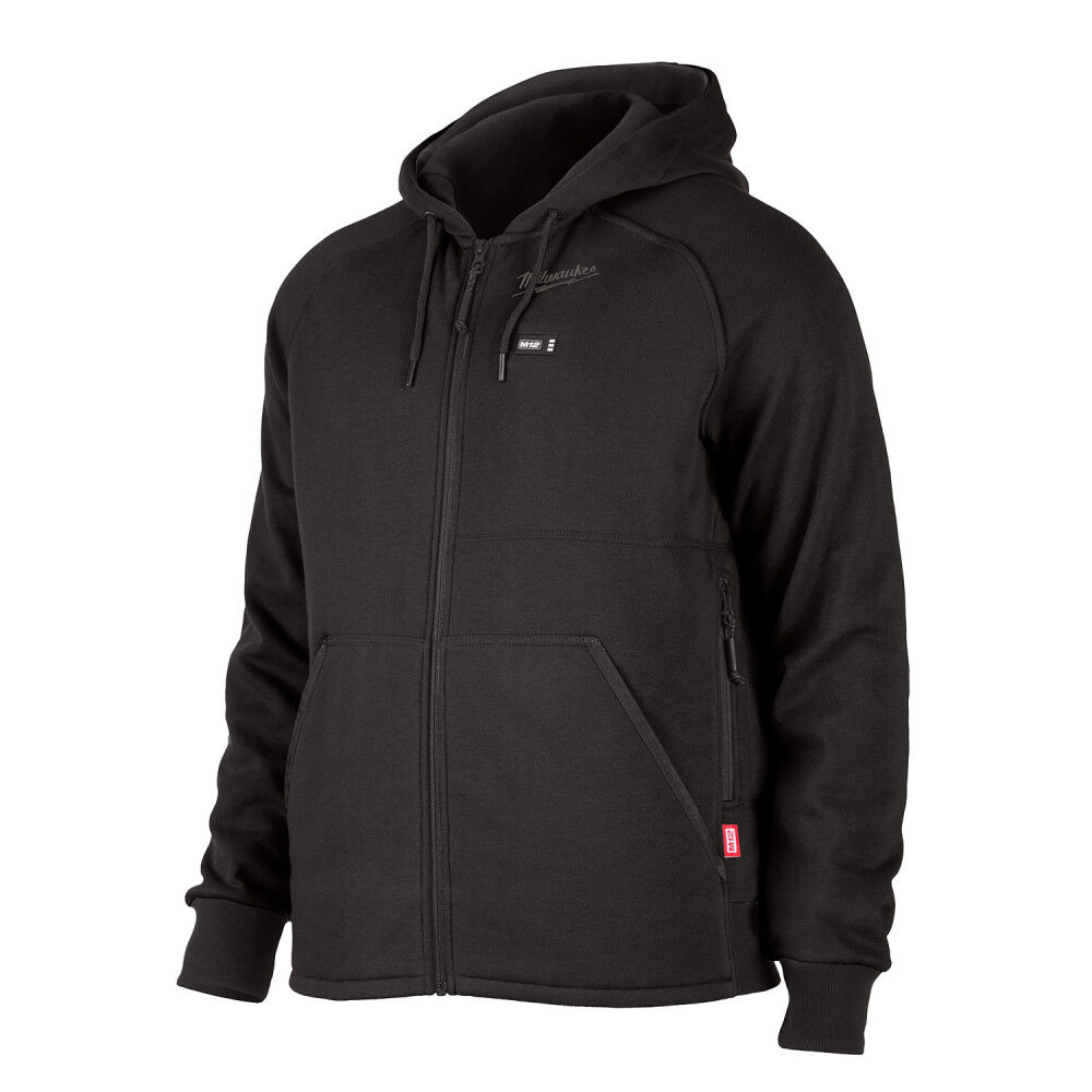 Milwaukee M12 Heated Hoodie Black Medium (Bare Tool) Size Medium - 306B-20M