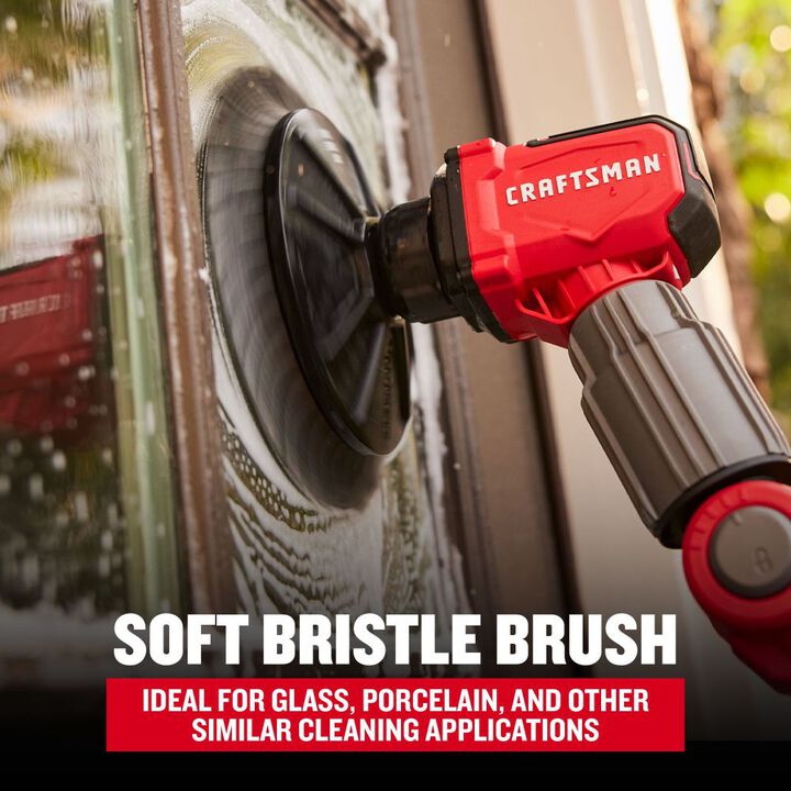 CRAFTSMAN Powered Scrubber Bristle Brush Set, large image number 4