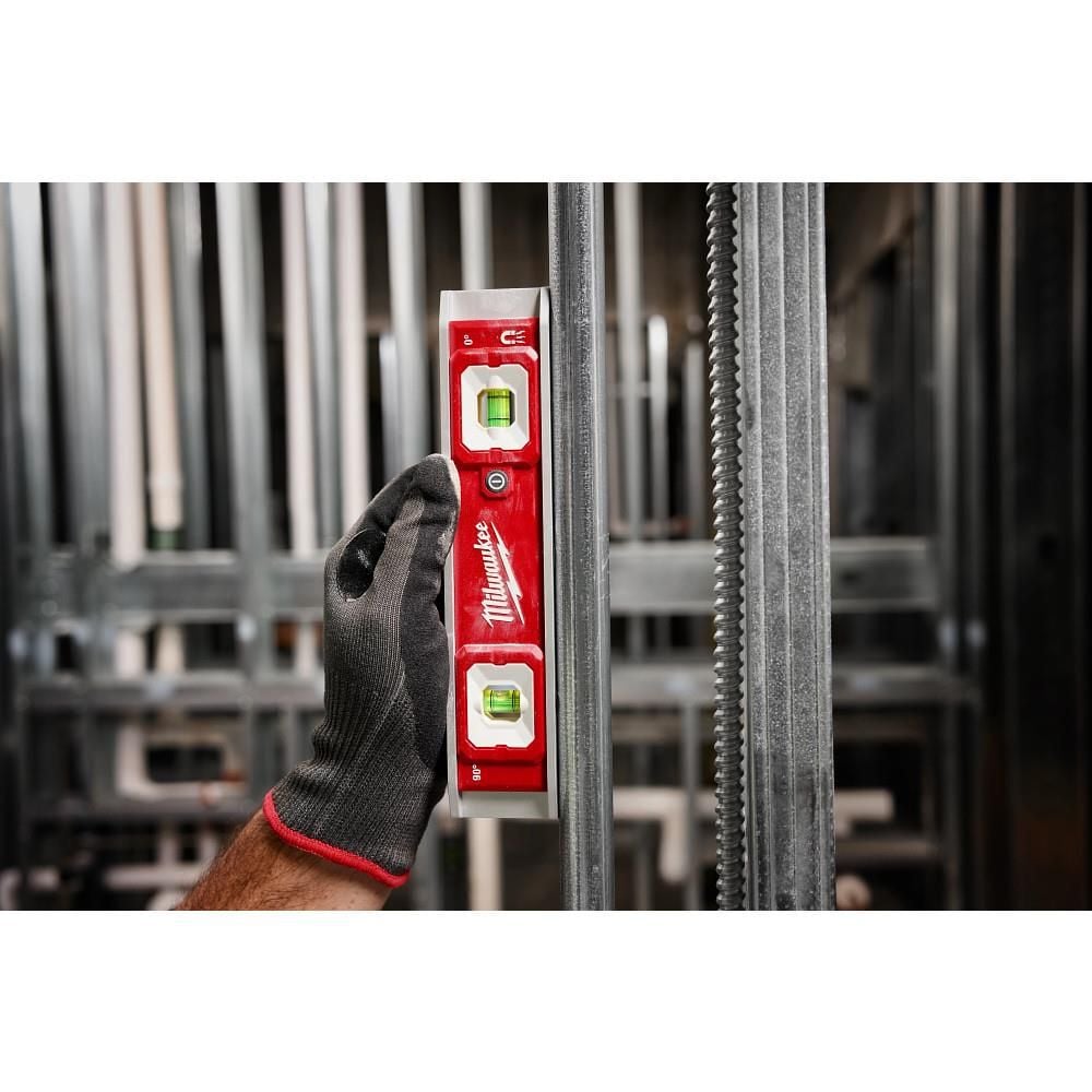 Milwaukee 9 Inch Torpedo Level with Lighted Vials, large image number 5