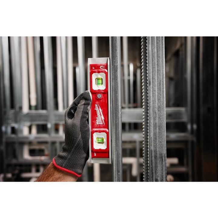 Milwaukee 9 Inch Torpedo Level with Lighted Vials, large image number 4