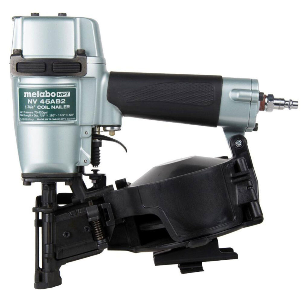 Metabo HPT 1-3/4-Inch Coil & Roofing Nailer, NV45AB2M Metabo HPT 1-3/4-Inch Coil & Roofing Nailer, NV45AB2M
