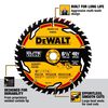 DEWALT Elite Series Blister Circular Saw Blade 6 1/2in 40T, small image number 2