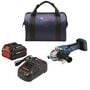 Bosch PROFACTOR 18V Spitfire 5  6in Angle Grinder with Paddle Switch Kit with 1 CORE18V 8Ah PROFACTOR Performance Battery