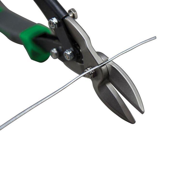 Klein Tools Aviation Snips with Wire Cutter Right, large image number 8