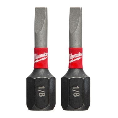 Milwaukee SHOCKWAVE 2-Piece Impact Slotted 1/8 in. Insert Bits