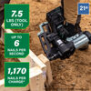 Metabo HPT Cordless Pneumatic 18V Duplex Forming Nailer Kit, small image number 4