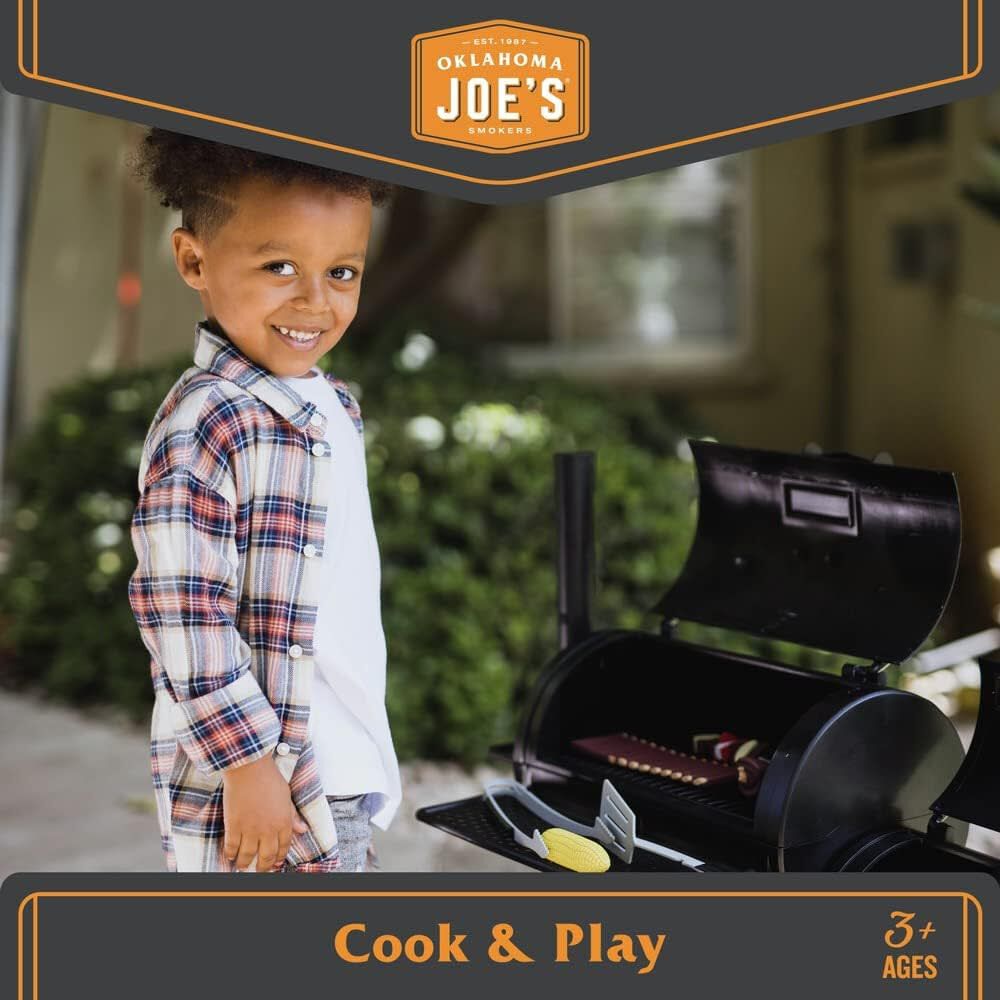 Oklahoma Joe Toy Smoker Set for Kids Ages 3+ AAA Battery-Powered Black, large image number 9