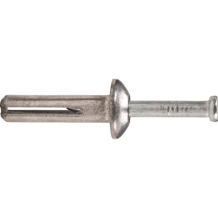 DEWALT Impact Nail & Pin Anchors ZAMAC NAILIN MH 1/4 X 3/4 QTY: 100