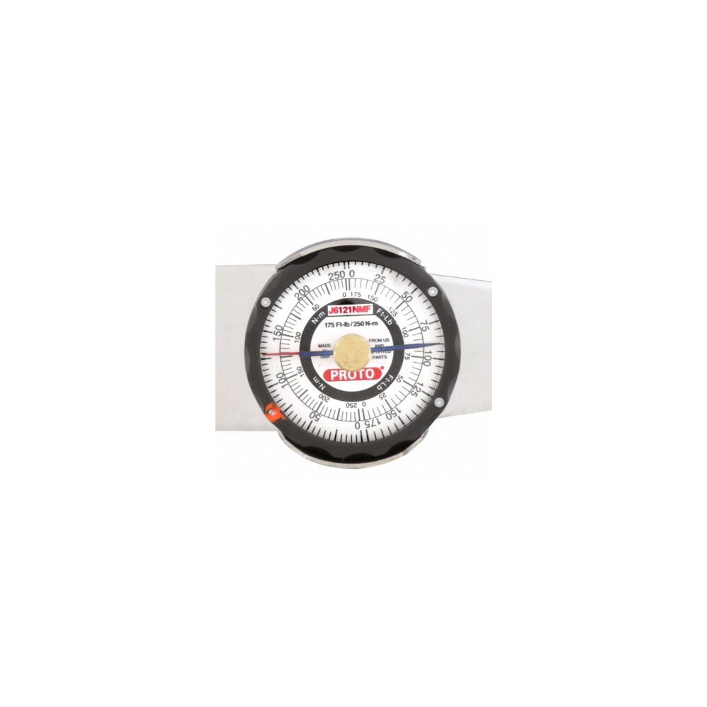 Proto 1 2 in Drive Dial Torque Wrench 50 250 Nm 35 175 ft lbs J6121NMF Acme Tools