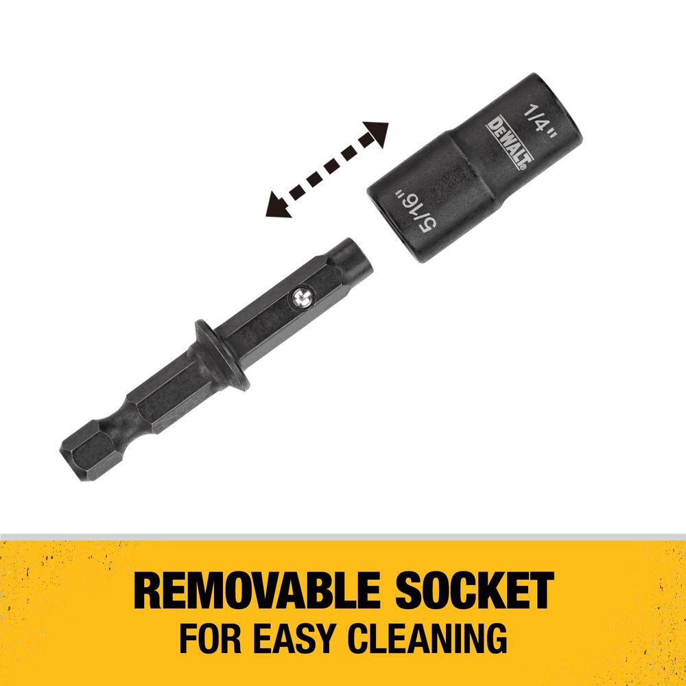 DEWALT Nut Driver 1/4 X 5/16 RVS, large image number 3