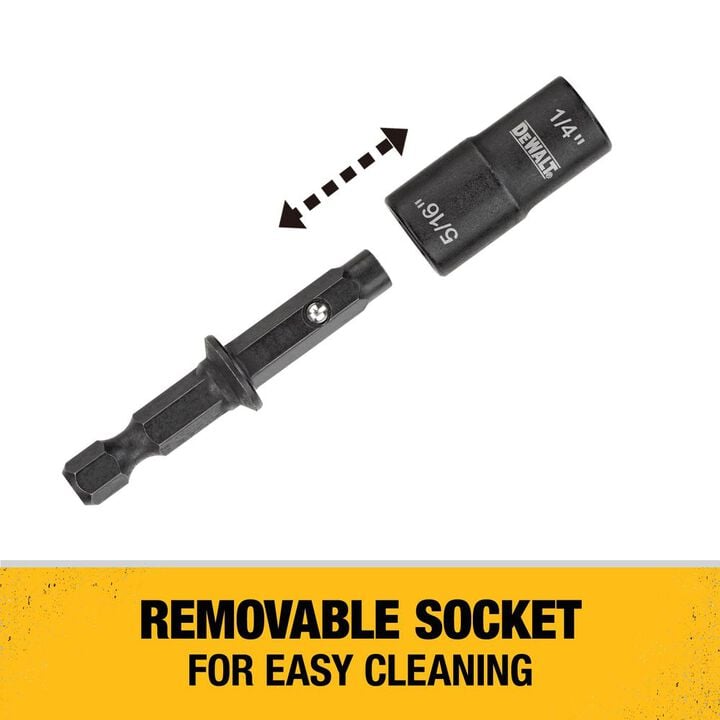 DEWALT Nut Driver 1/4 X 5/16 RVS, large image number 2