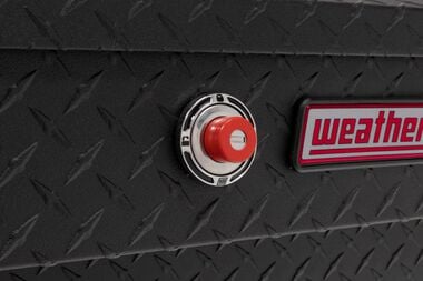 Weather Guard 56in Lo-Side Truck Tool Box Aluminum Textured Matte Black, large image number 5
