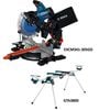 Bosch 12 Inch Glide Miter Saw with Wheeled Folding-Leg Saw Stand Bundle, small image number 2