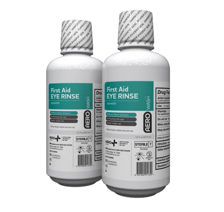Aero Healthcare NeutraFlush Wall Station with 32 Oz Eye Rinse 2 Pieces, large image number 2