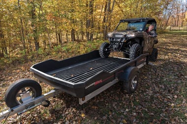 Cargomax XRT 13-73 2380 lbs Utility Trailer with 14 in. Tires Mag Rims and Bi-fold Ramp