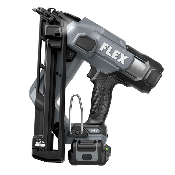 FLEX 24V Cordless 15 Gauge Angled Finish Nailer Kit, large image number 3