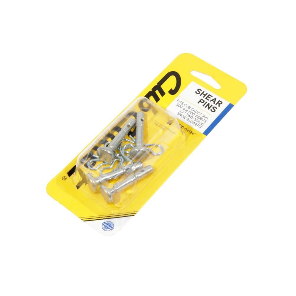 Cub Cadet 2X Snow Blower Shear Pin Kit with Cotter Pins 4 Pieces, large image number 2