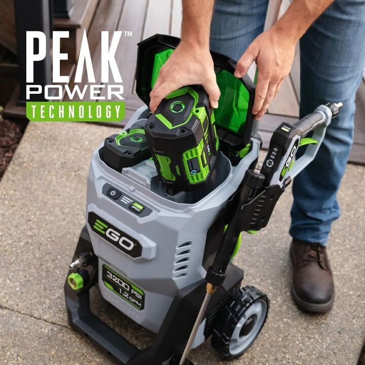 EGO POWER+ 3200 PSI 1.2 GPM Battery Powered Cold Water Pressure Washer with 5 Spray Nozzles Bare Tool, large image number 5