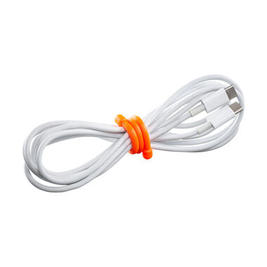 Nite Ize Gear Tie Reusable Rubber Twist Tie 6in 2pk Br. Orange, large image number 5