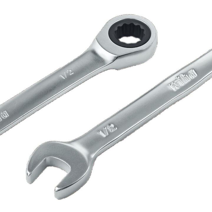 Wiha Combination Ratchet Wrench Set, Metric and SAE, 24 Pieces, large image number 5