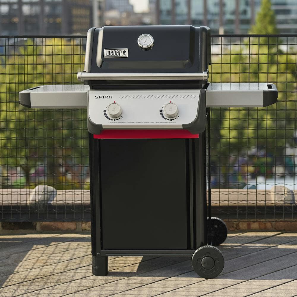 Weber Spirit E-210 26.6 Inch 2 Burner 26600 BTU Black Liquid Propane Gas Grill, large image number 8