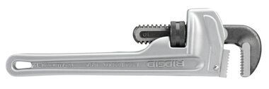 Ridgid 10 Inch Aluminum Straight Pipe Wrench, large image number 2