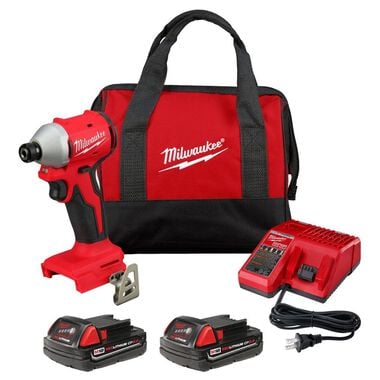 Milwaukee M18 Compact 1/4 in Hex Impact Driver Kit