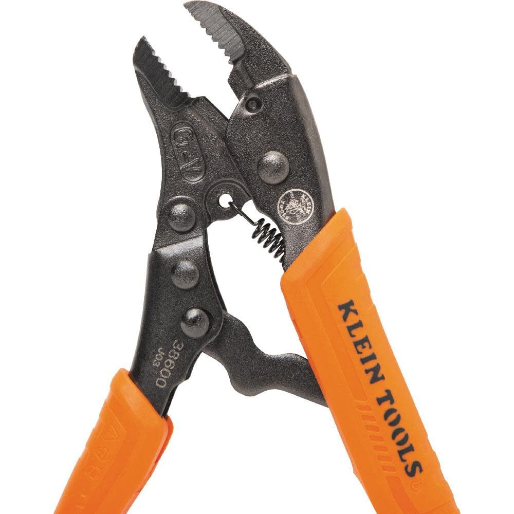 Klein Tools Curved Jaw Locking Pliers, 5 Inch, large image number 9