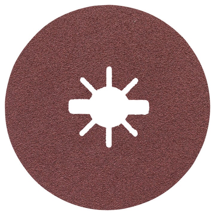 Bosch 5 Inch 60 Grit X-LOCK Medium Grit Abrasive Fiber Discs 25 Piece