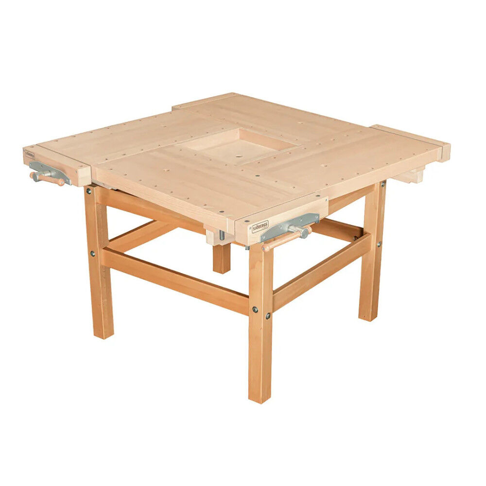 Sjobergs Kvadrat 35016 Premium Workbench with Wooden Trestle 1300, large image number 3