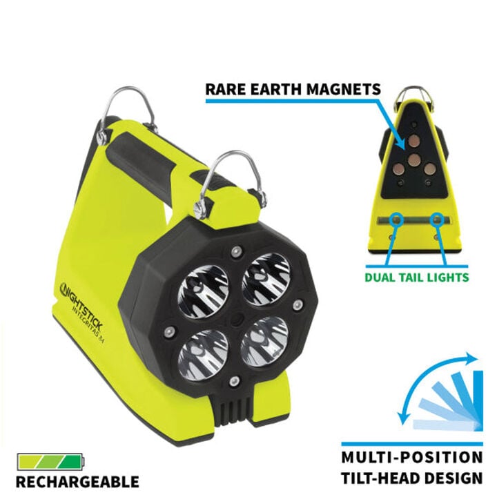 Nightstick INTEGRITAS 84 Intrinsically Safe Rechargeable Lantern with Magnetic Base, large image number 5