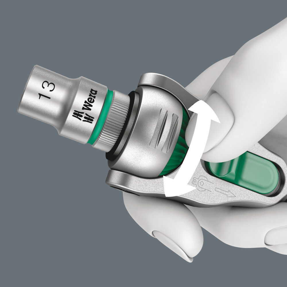 Wera Tools 8000 C Zyklop Speed Ratchet with 1/2in Drive, large image number 6