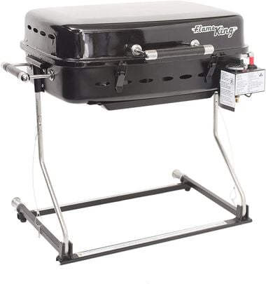Flame King RV Mounted BBQ Motorhome Gas Grill, large image number 3