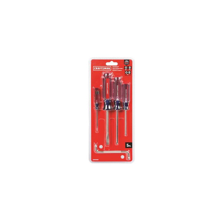 CRAFTSMAN Acetate Screwdriver Set, 5 Piece, large image number 4