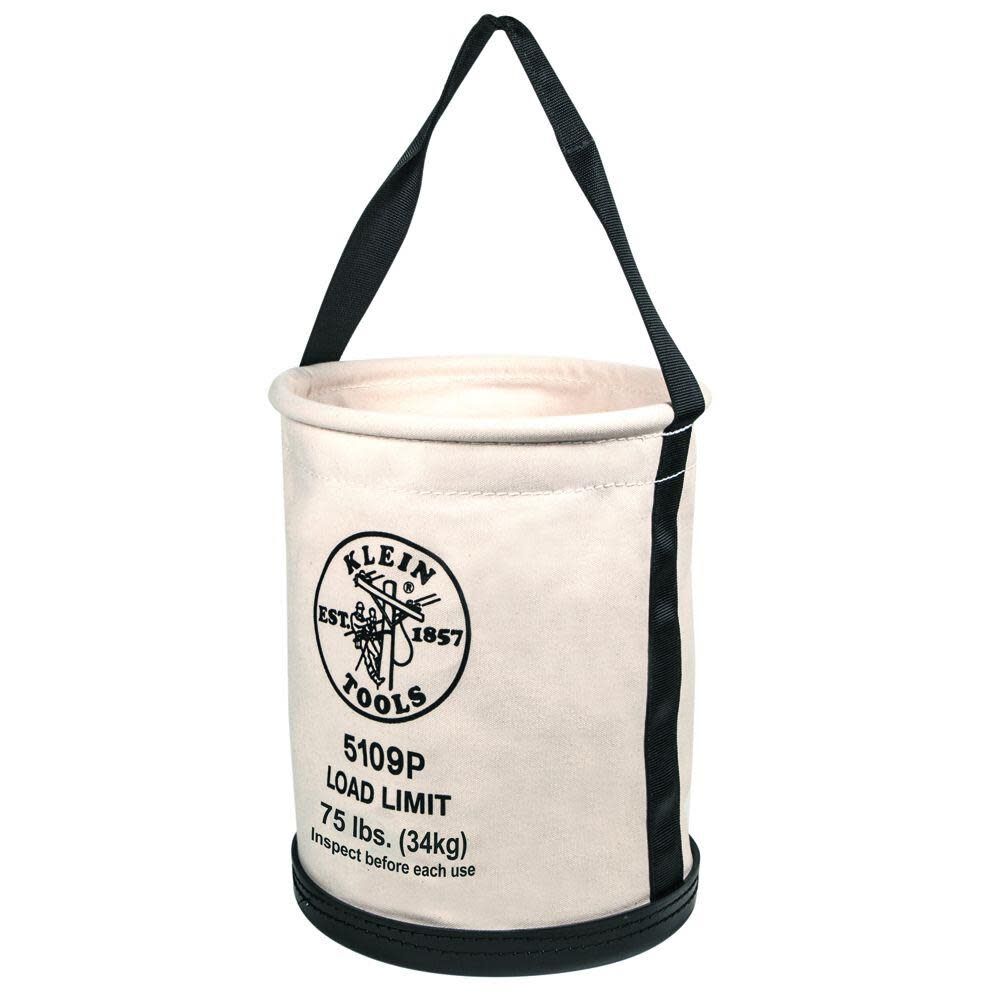 Klein Tools Wide Straight Wall Bucket w/Pocket, large image number 5