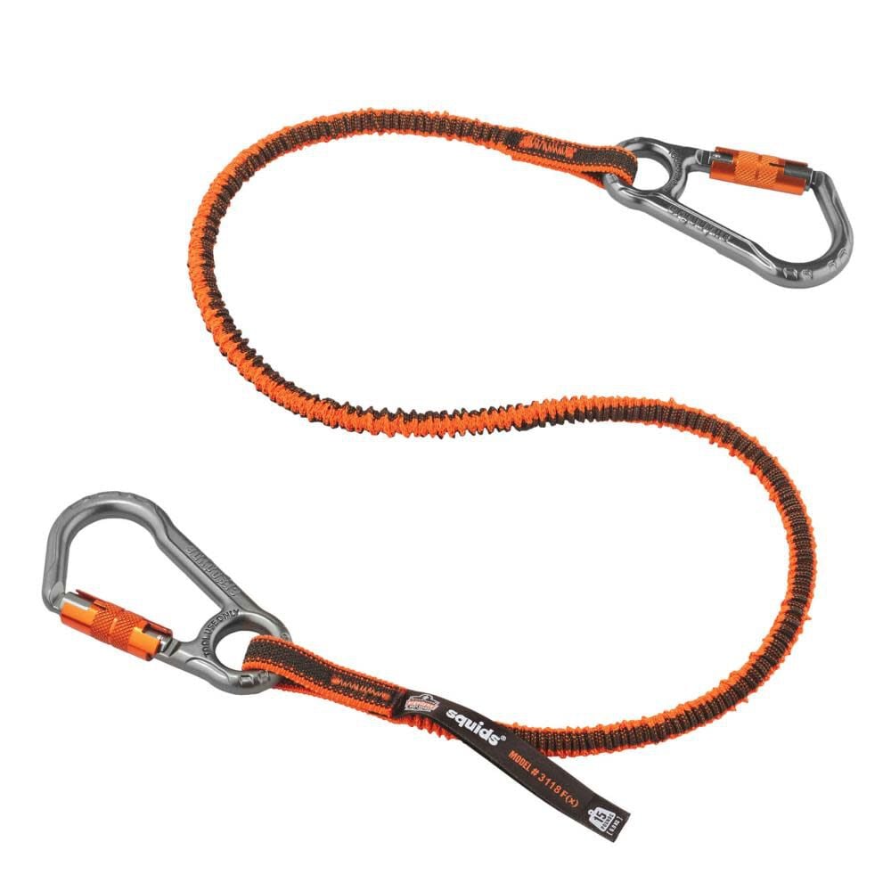 Ergodyne Squids 3118F(x) Tool Lanyard Dual Locking Caravaner – 15 lbs – 19828