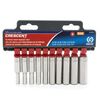 Crescent 10 pc 1/4 Drive 6 Point Deep SAE Socket Set, small image number 2