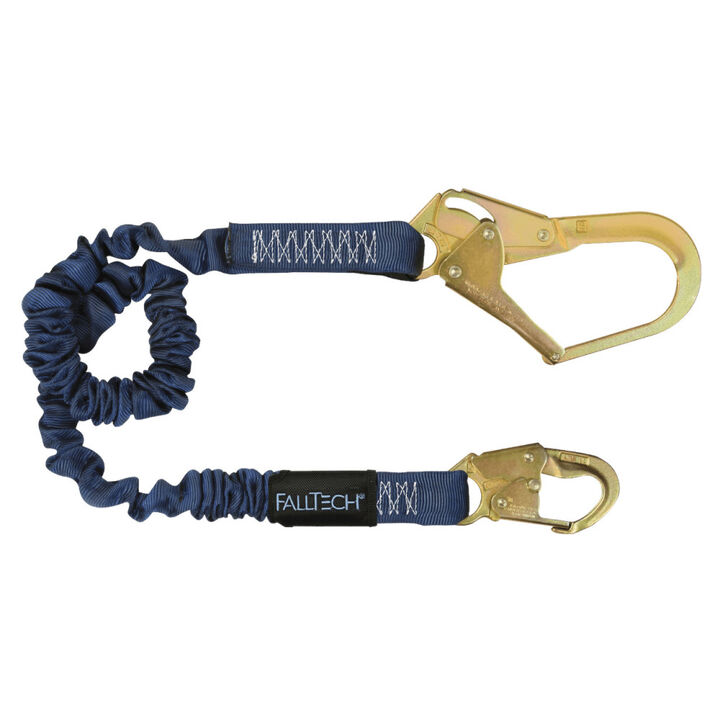 Falltech ElasTech Shock Absorbing Lanyard with Steel Connectors