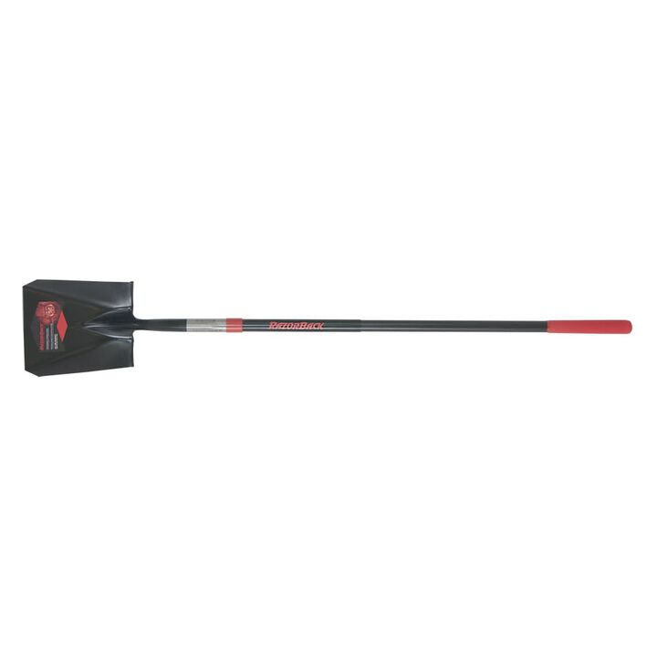 Razorback Fiberglass Handle Square Point Shovel with Traditional Socket, large image number 2