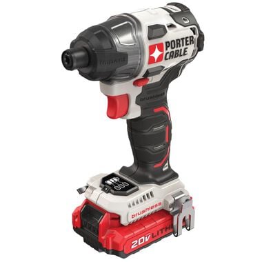 Porter Cable 20V 1/4in Impact Driver Kit, large image number 3
