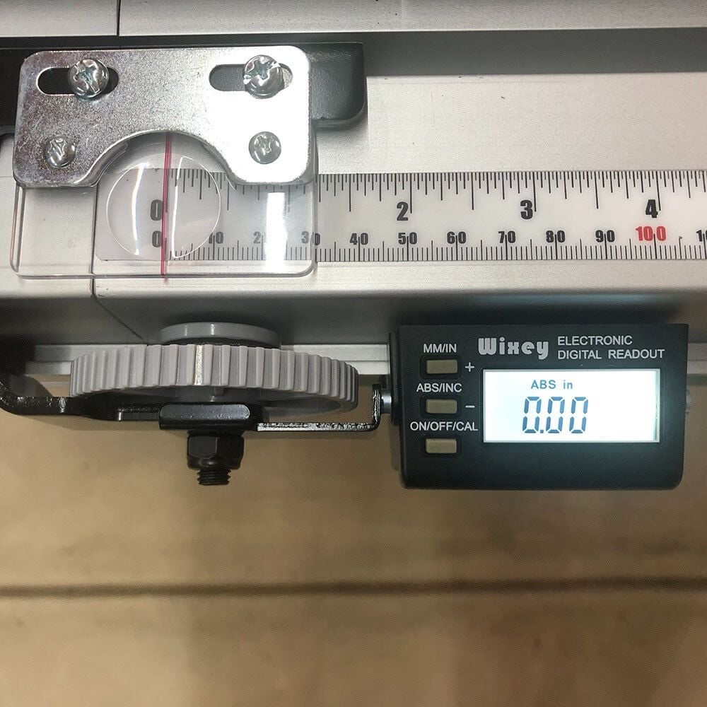 Wixey 72 Inch Length Steel/Aluminum Table Saw Fence Assembly with Readout, large image number 3