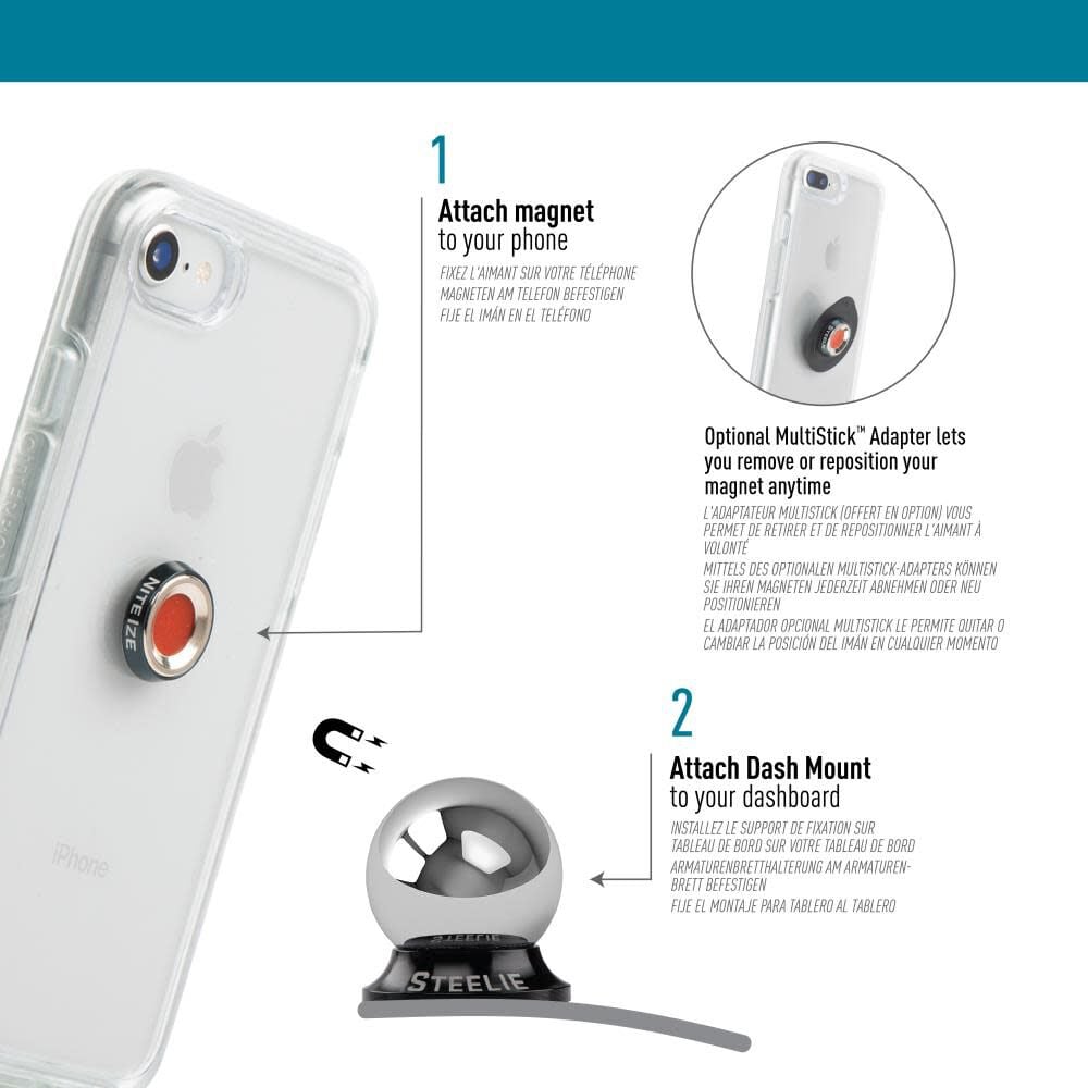 Ize／Telephone number 0x0 Nite Ize Steelie Car Mount Kit - STCK-11-R8 STCK-11-R8
