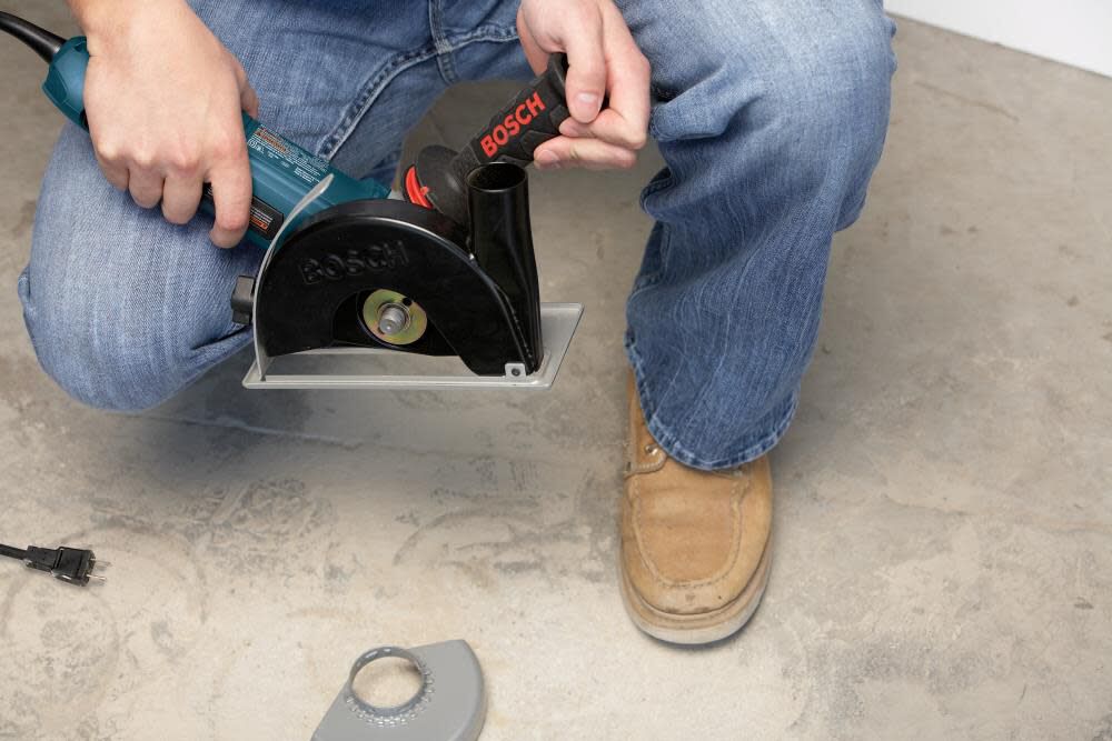Bosch Dust-Extraction Guard for 4-1/2 Inch and 5 Inch Small Angle Grinders, large image number 2