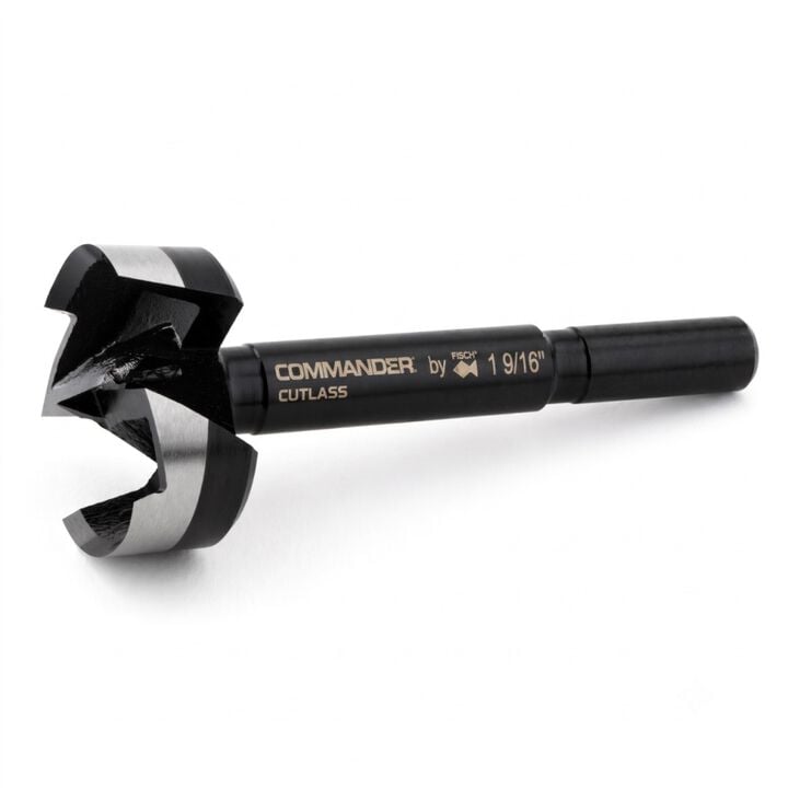 Commander Tool Cutlass 1-9/16 Inch Forged Steel Forstner Bit