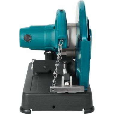 Makita 14 In. Cut-Off Saw with 4-1/2 In. Paddle Switch Angle Grinder, large image number 12