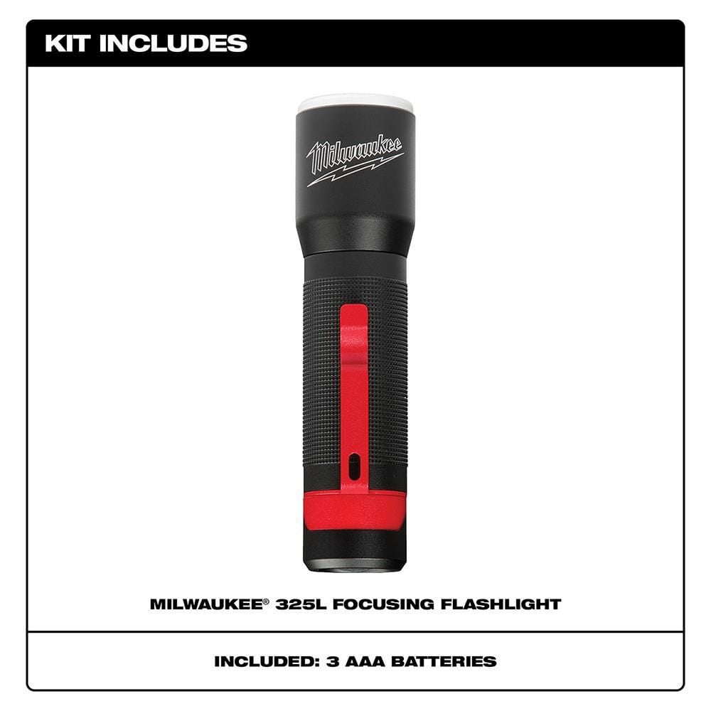 Milwaukee 325-Lumen LED Focusing Flashlight, large image number 2