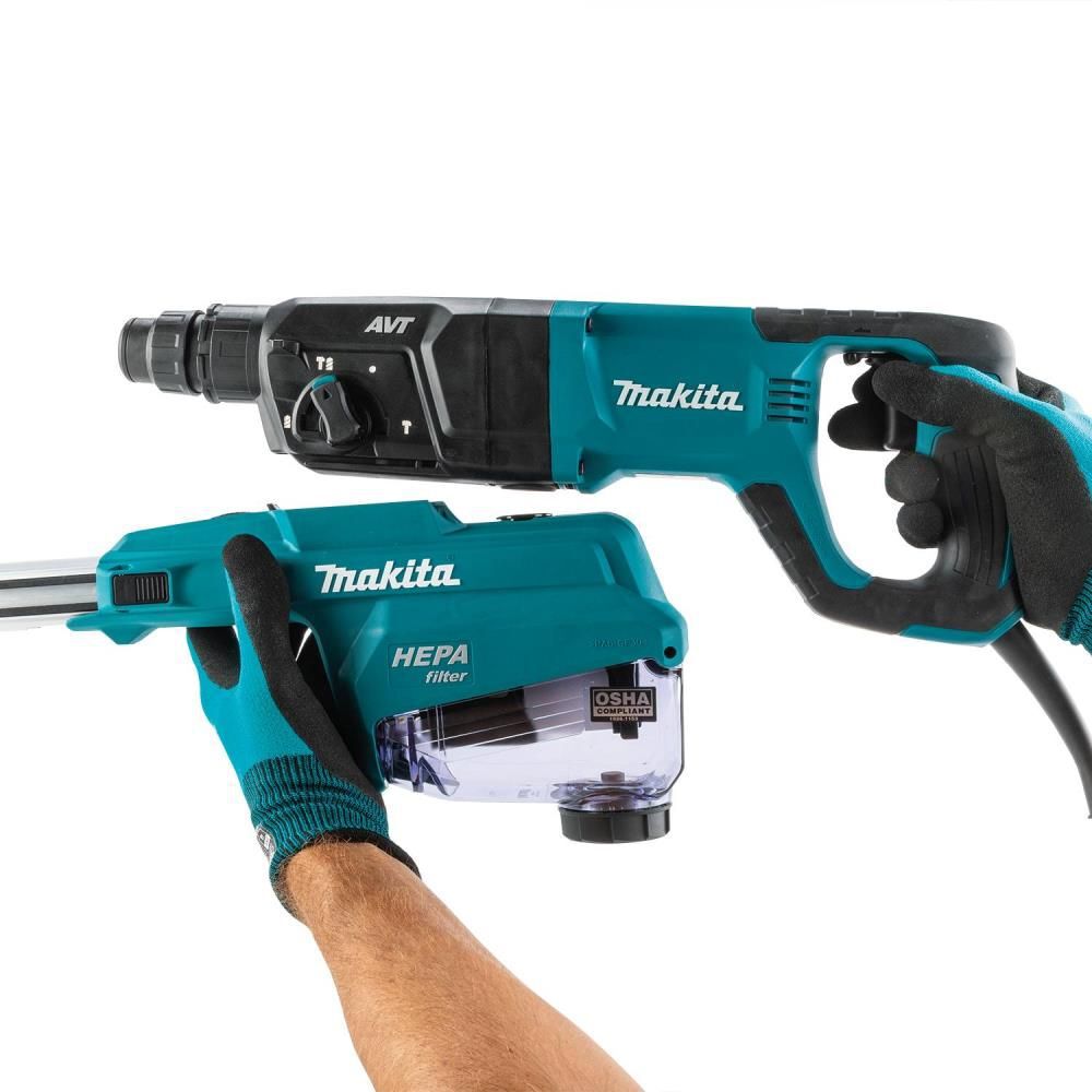Makita 1 Inch SDS-PLUS AVT Rotary Hammer with HEPA Dust Extractor (D-handle), large image number 6