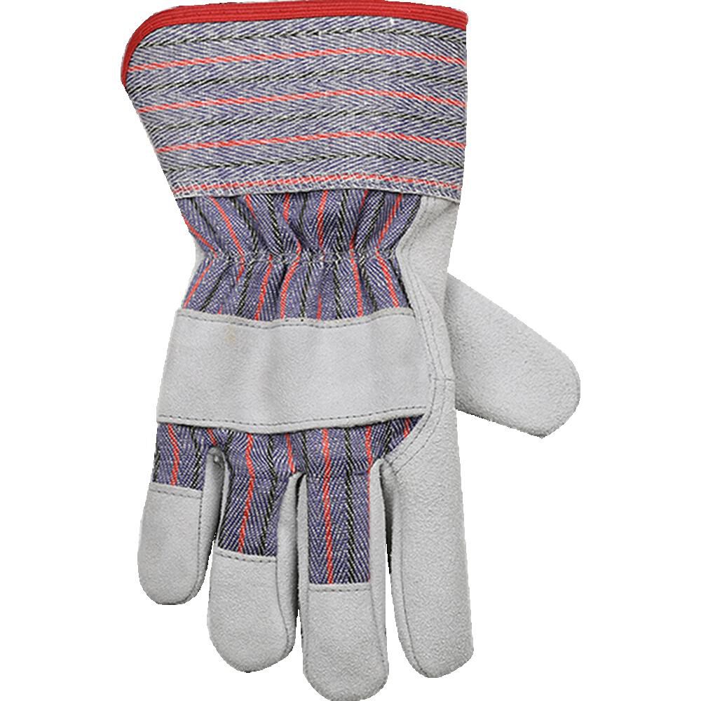 Kinco Gray Economy Suede Cowhide Palm Glove Large, large image number 4